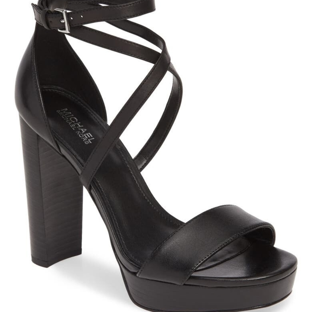 Michael Kors Charlize Strappy Platform Sandal Women Black
